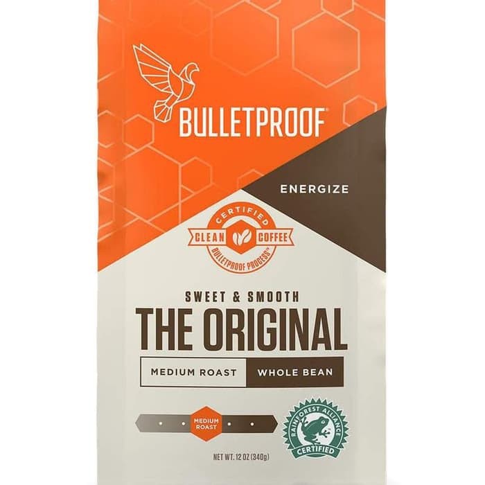 

YAH01 Bulletproof CoffeeThe Original Medium Roast Whole Bean -KOPI Mentega