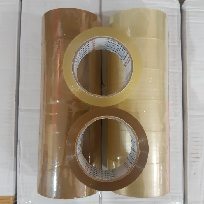 Lakban Bening/Coklat 2 inc Yatta/ Lakban 2 inc 90 yard - 1 Dus