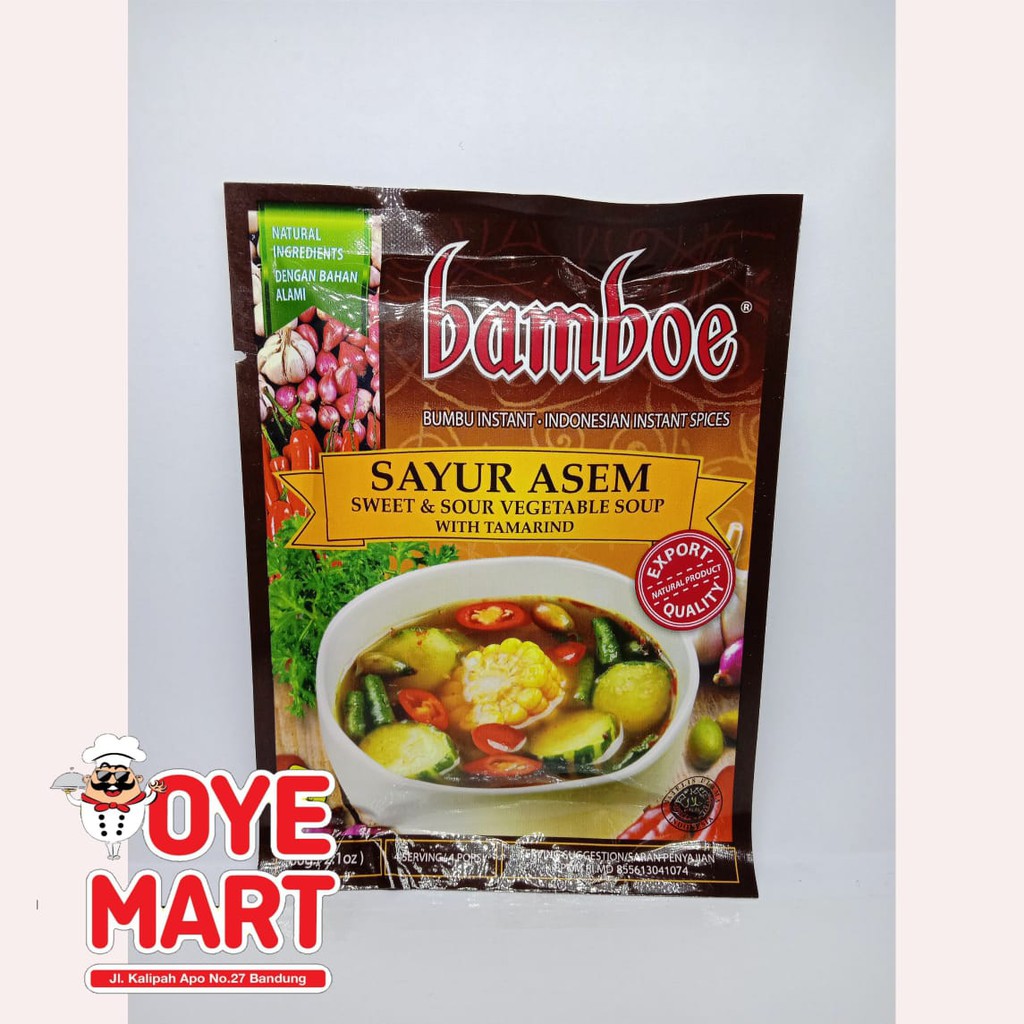 BAMBOE BUMBU INSTAN SAYUR ASEM 60GR