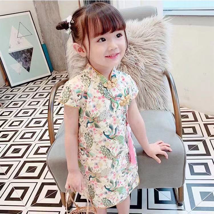 Dress anak perempuan Cheonsam Impor Premium