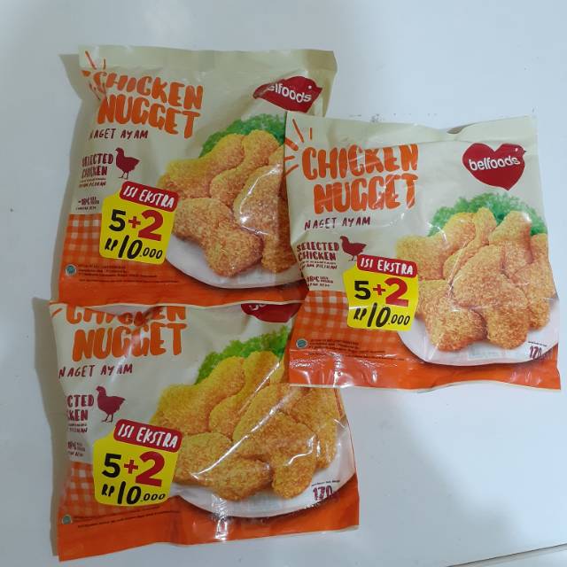 

Belfoods nugget ayam 170 gr
