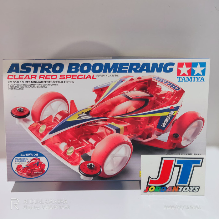 BISA BAYAR DIRUMAH Astroo Boomerang Clear Red Special  Super 1 Chassis MURAH