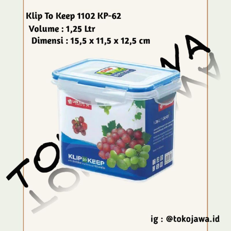 klip to keep kp-62 toples klip to keep toples kedap udara lion star klip to keep toples plastik
