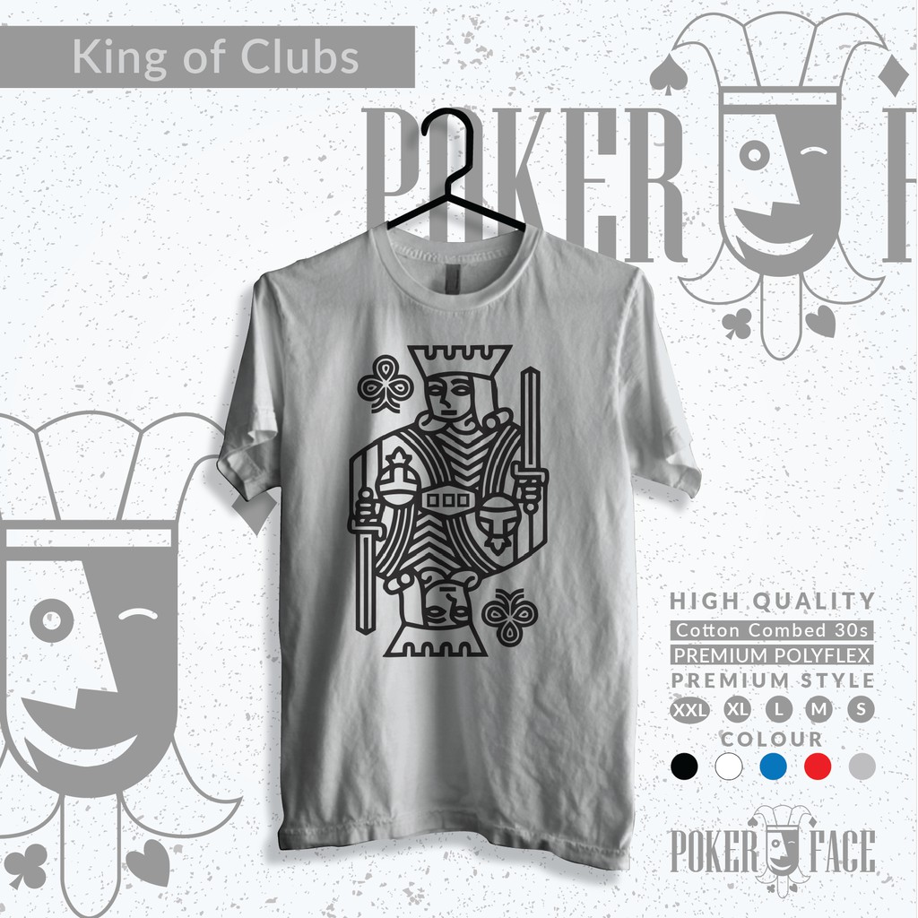 KAOS PREMIUM King Of Clubs - Poker Face