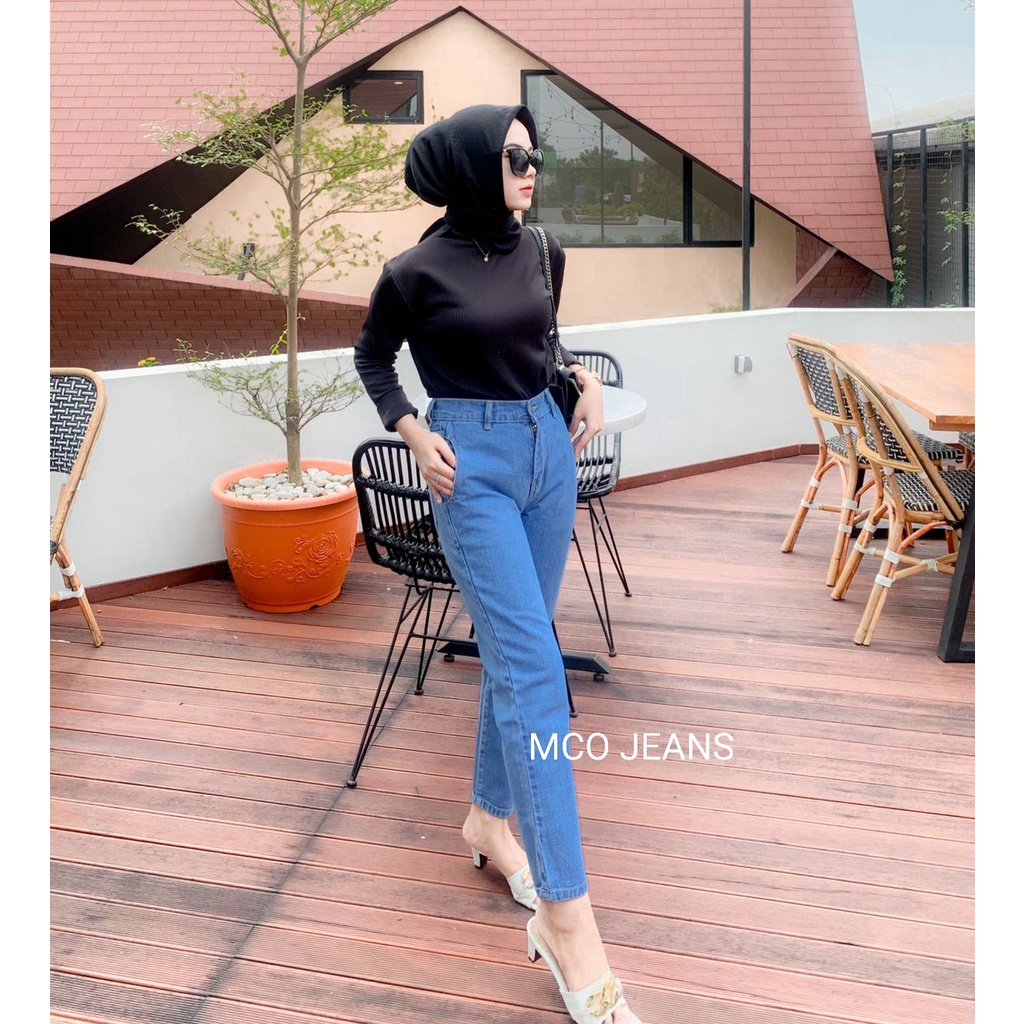 MCO - Celana Wanita Boyfriend Jeans Namina - Viral