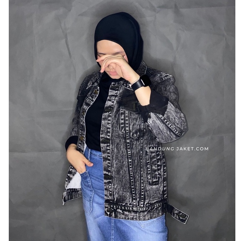 JAKET JEANS SANDWASH || CLASIC DENIM PRIA DAN WANITA