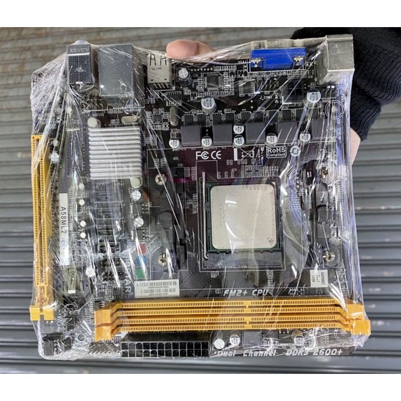 Motherboard AMD Biostar A58ML2 Socket FM2+ DDR3 Second