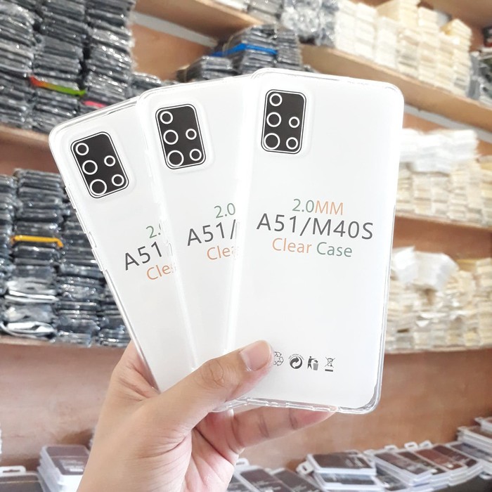 Promo Silicon Soft case Terbaru Transparan SAMSUNG GALAXY A51 Kondom