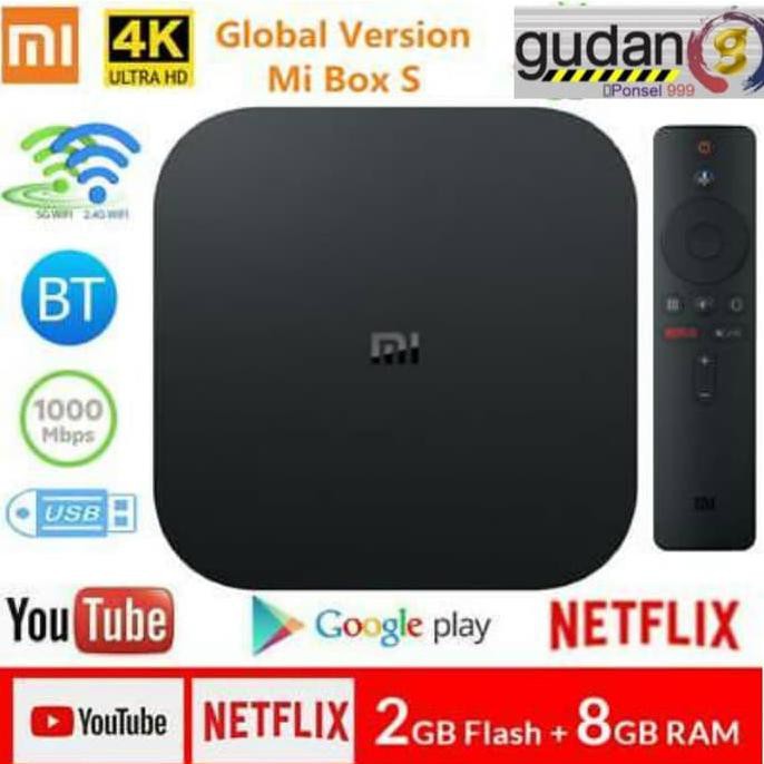 PROMO TERMURAH XIAOMI MI BOX S - MIBOX 4 GLOBAL MDZ-22-AB - MIBOX ANDROID TV AR168