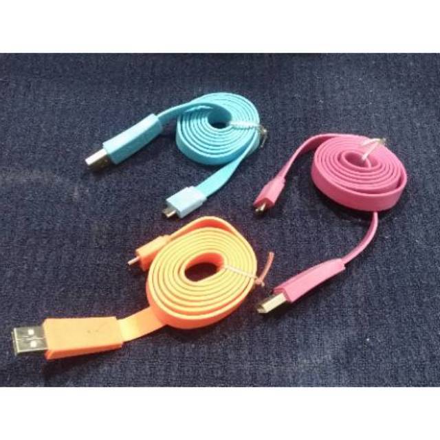 Kabel Micro 1Meter Warna Warni Bisa Data Murah