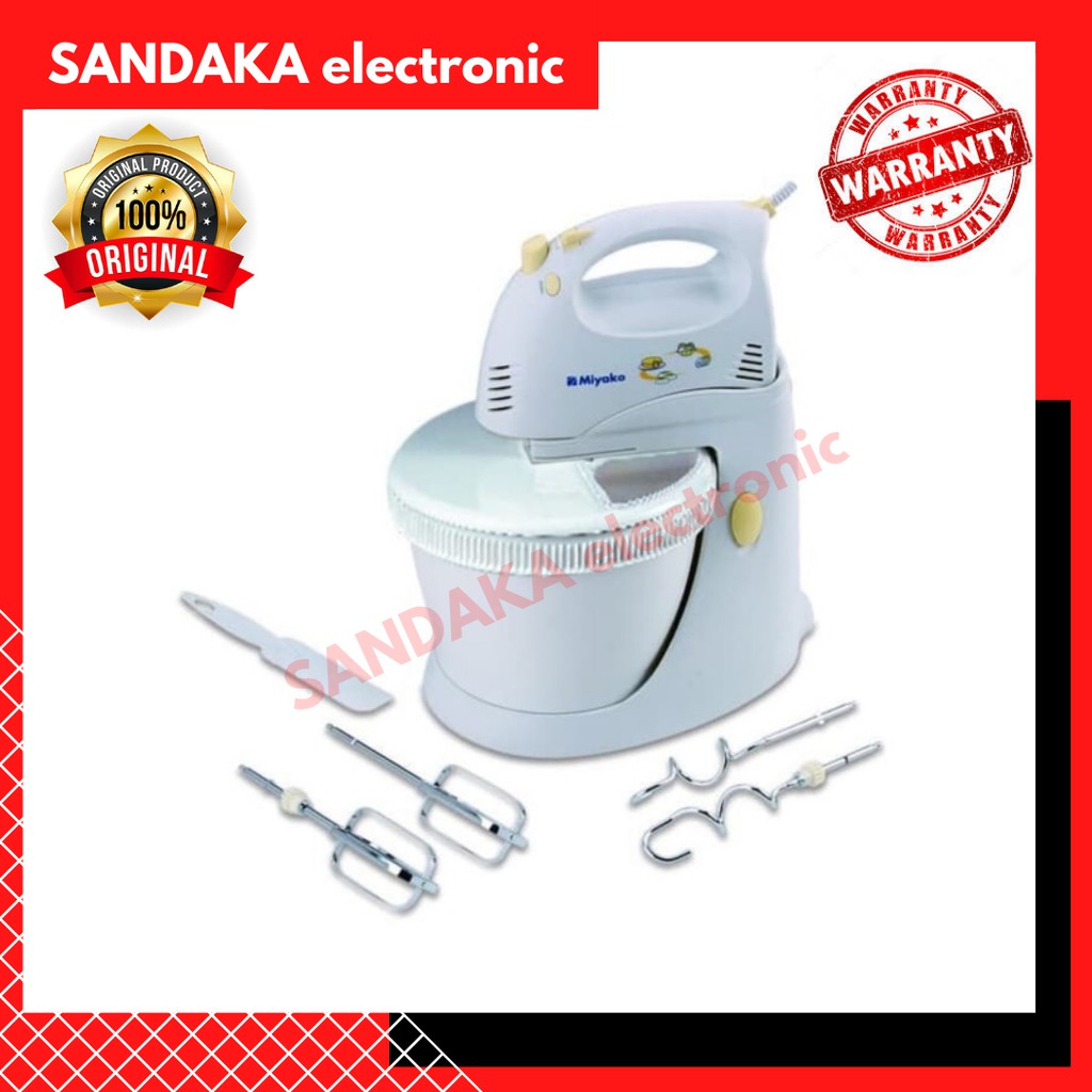 Stand Mixer Miyako 625 - Mixer Miyako - Pengaduk Adonan Kue - Mixer Duduk garansi resmi
