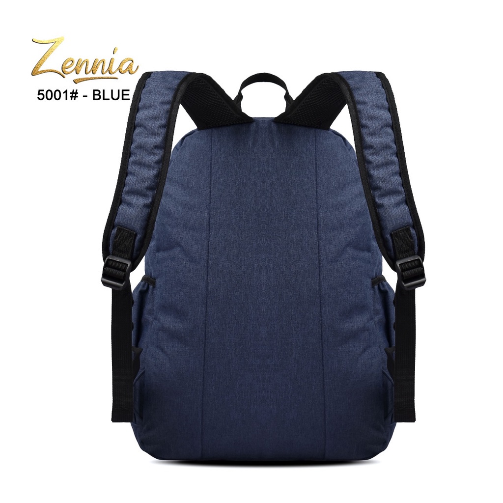 Tas Ransel Zennia 5001 Tas Fashion Unisex Tas Sekolah Ransel Backpack Casual Tas Punggung Wanita