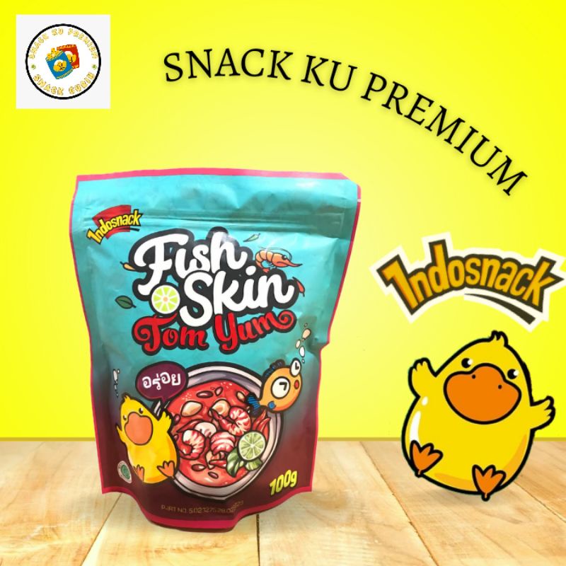 

Indosnack Tomyum Fish Skin 100 Gr / Snack Premium / Kulit Ikan Asli / Kulit Ikan Rasa Tomyum / Fish Skin Murah / Jajanan Murah / Snack Murah / Snack Kekinian