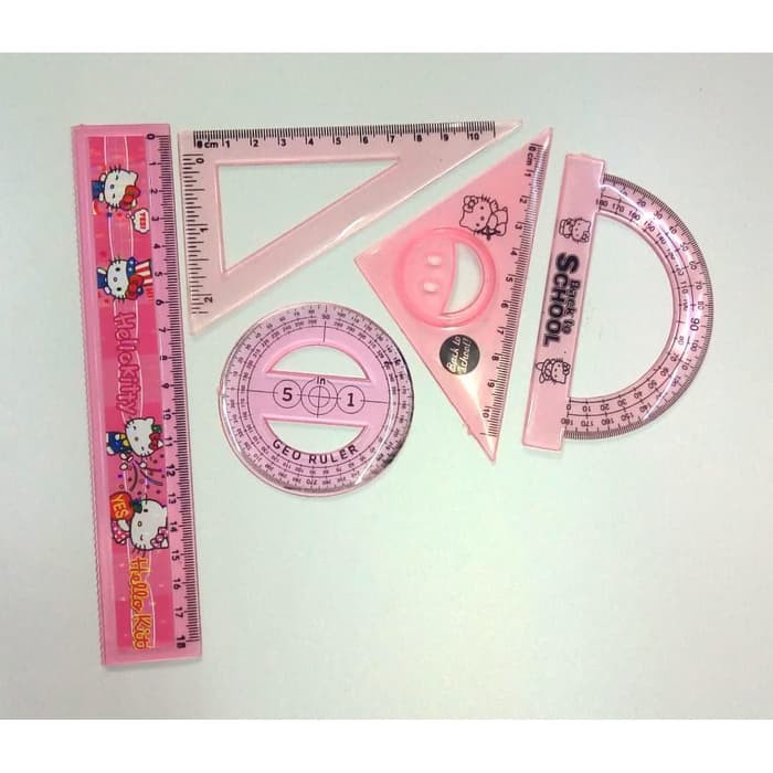 

Set Penggaris / Penggaris Busur / Penggaris Geometric Geometrik GR-1110