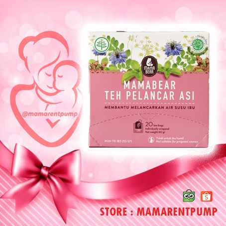 MamaBear Teh Pelancar ASI isi 20 sachet booster ASI Mama Bear Tea