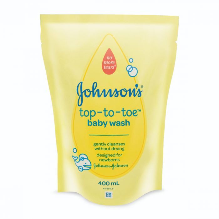 Johnson'S Top-To-Toe Baby Wash Reffil 400Mml(Khusus Gojek Surabaya)/Toko Makmur Online