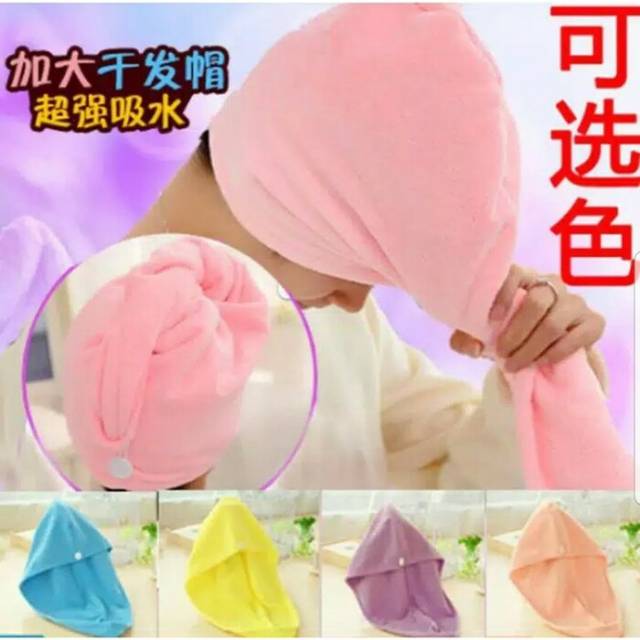 NEW MAGIC TOWEL MICROFIBER HANDUK KEPALA