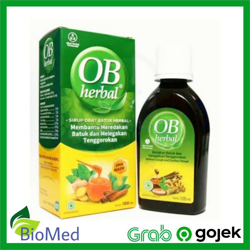 OB HERBAL 100 ml - Obat Batuk Berdahak dan Melegakan Tenggorokan