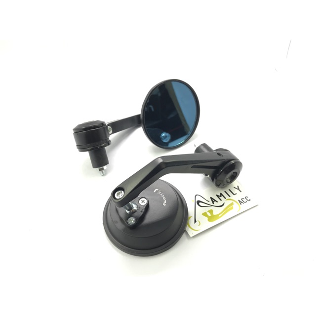 Spion Jalu Stang Bar End Bulat Kaca Bening Rizoma Full CNC Nmax Aerox Pcx Lexi Beat Vario 150Universal