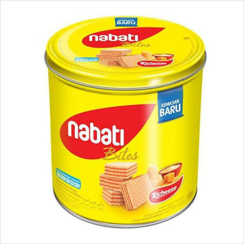 richeese nabati bites wafer kaleng 350gr