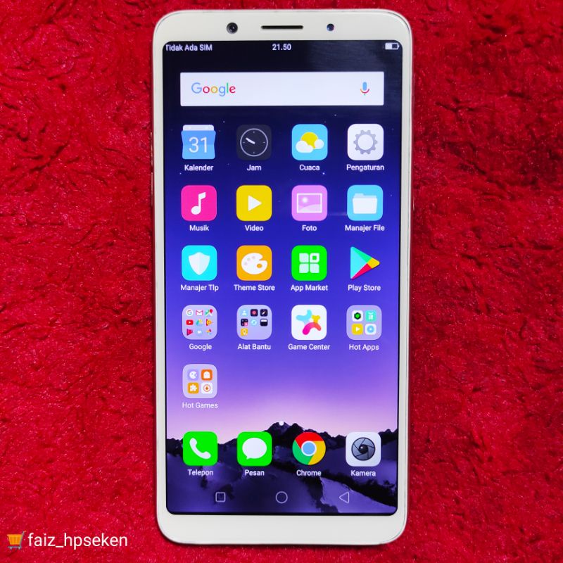 Oppo F5 (4G) Ram 4/32 GB Fingerprint Hp Android Second Normal Siap Pakai