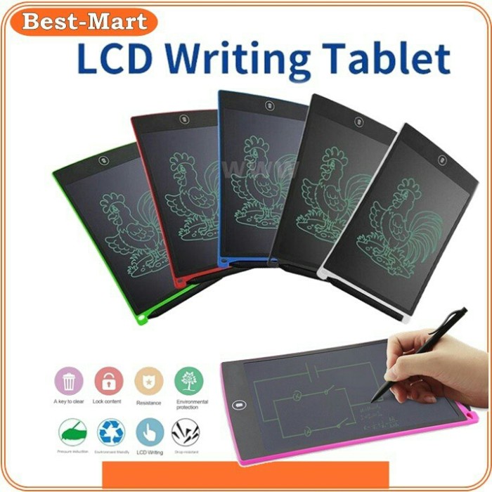 

Diskon [Termurah] Writing Lcd Tablet Multifungsi 8.5" / Papan Tulis Anak Anak Gilaa!!!