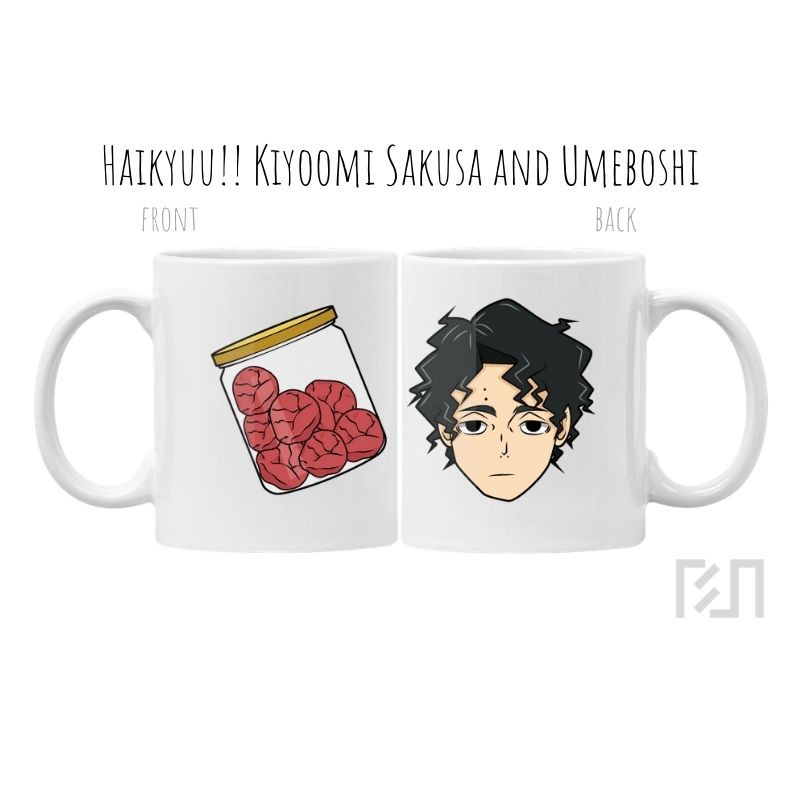 Mug Haikyuu!! Kiyoomi Sakusa and Umeboshi Icon