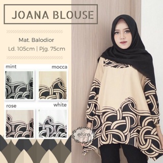 JOANA BLOUSE Baju  Kerja Jumbo Atasan  Kekinian  Murah 