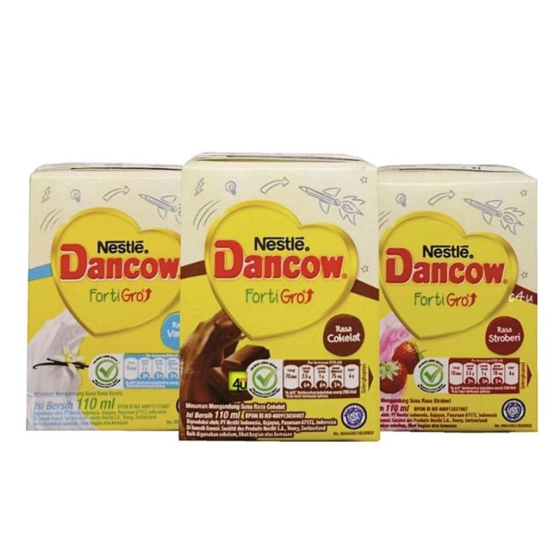 

6 PCS DANCOW FORTIGRO UHT 110 ML