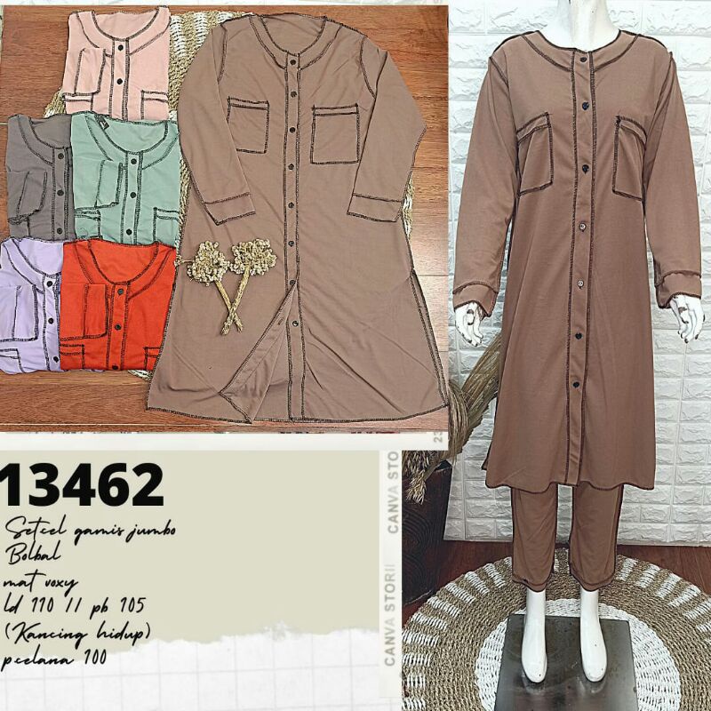 setcel kebalik long tunik