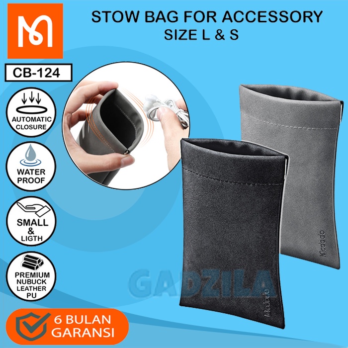 MCDODO CB-124 Sarung Kantong Pouch Tempat Tas Handsfree Earphone Headset Kabel Data Charger