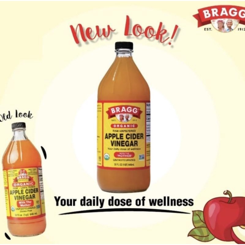 

Bragg Apple Cider Vinegar 946ml / Cuka Apel Organic