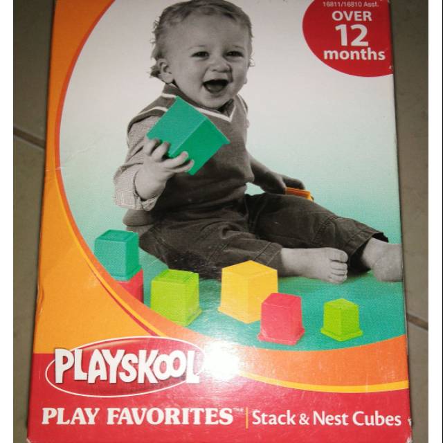 playskool stack and nest cubes