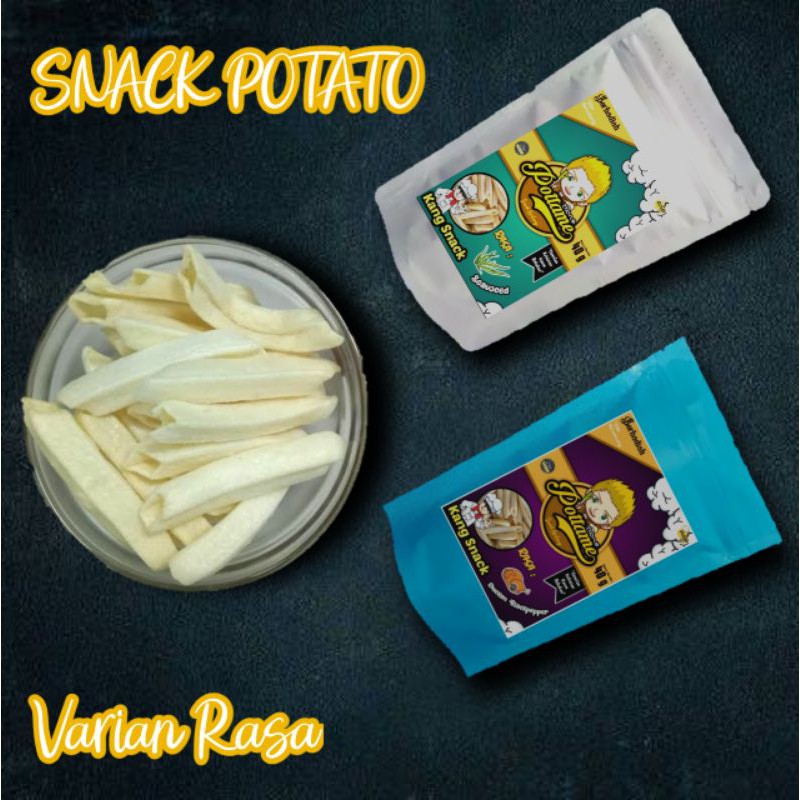 

POTATO SNACK VARIAN RASA 60G / SNACK POTTAME / ADS FOOD