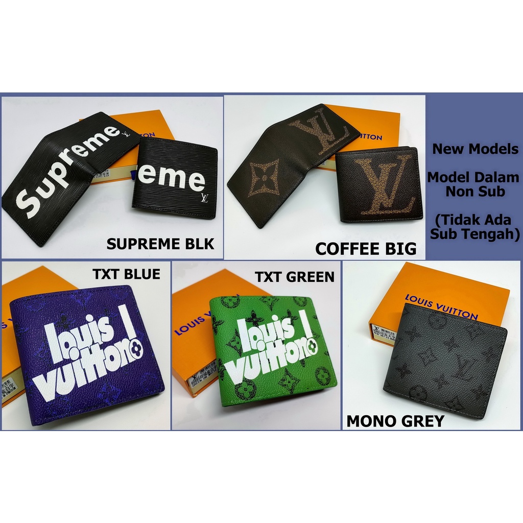 DOMPET PRIA LV IMPORT MODEL TIDUR KULIT SINTETIS-3