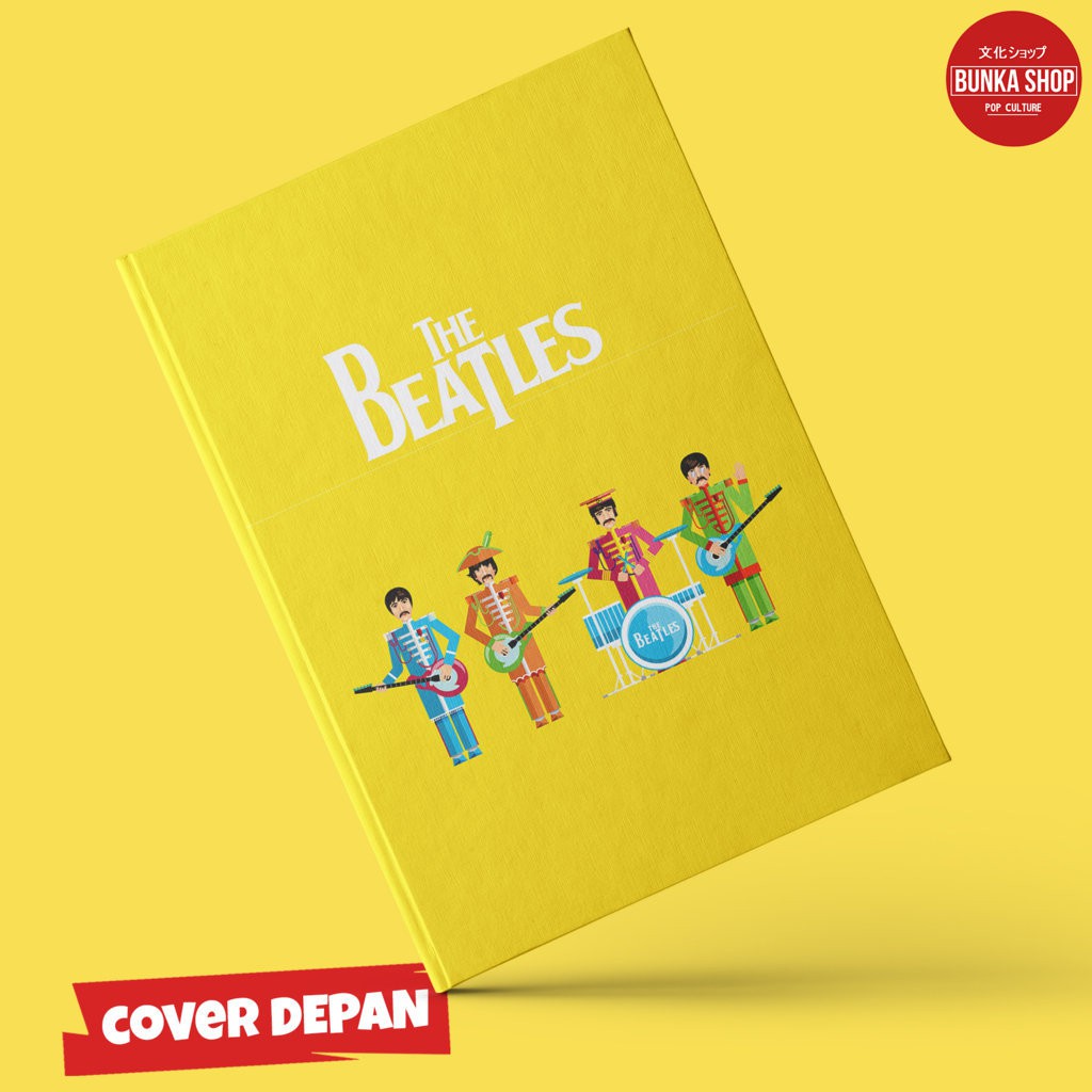 

Terlaris ✨ - Notebook Musik Band The Beatles Hardcover A5 Buku Tulis Catatan Note Agenda Planner Jurnal3.1.23