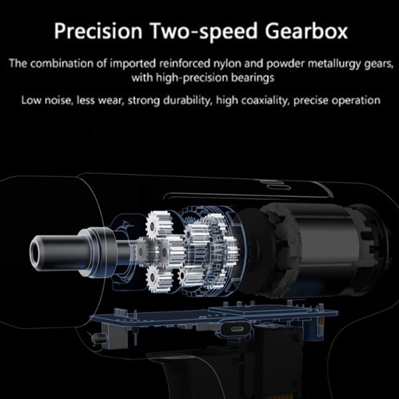 Mesin Bor Listrik Tangan Tanpa Kabel Portable Electric Cordless Drill