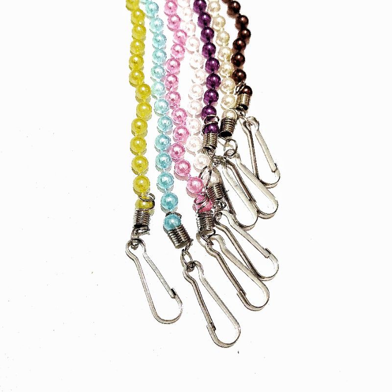 Kalung Gantungan Masker Strap Mask Hanging Korean Pearlstring Beads Series Mutiara Korea