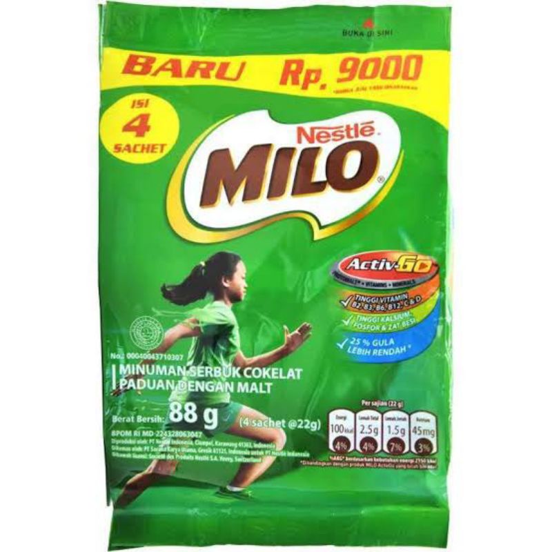 

Milo Active-Go 4x22g