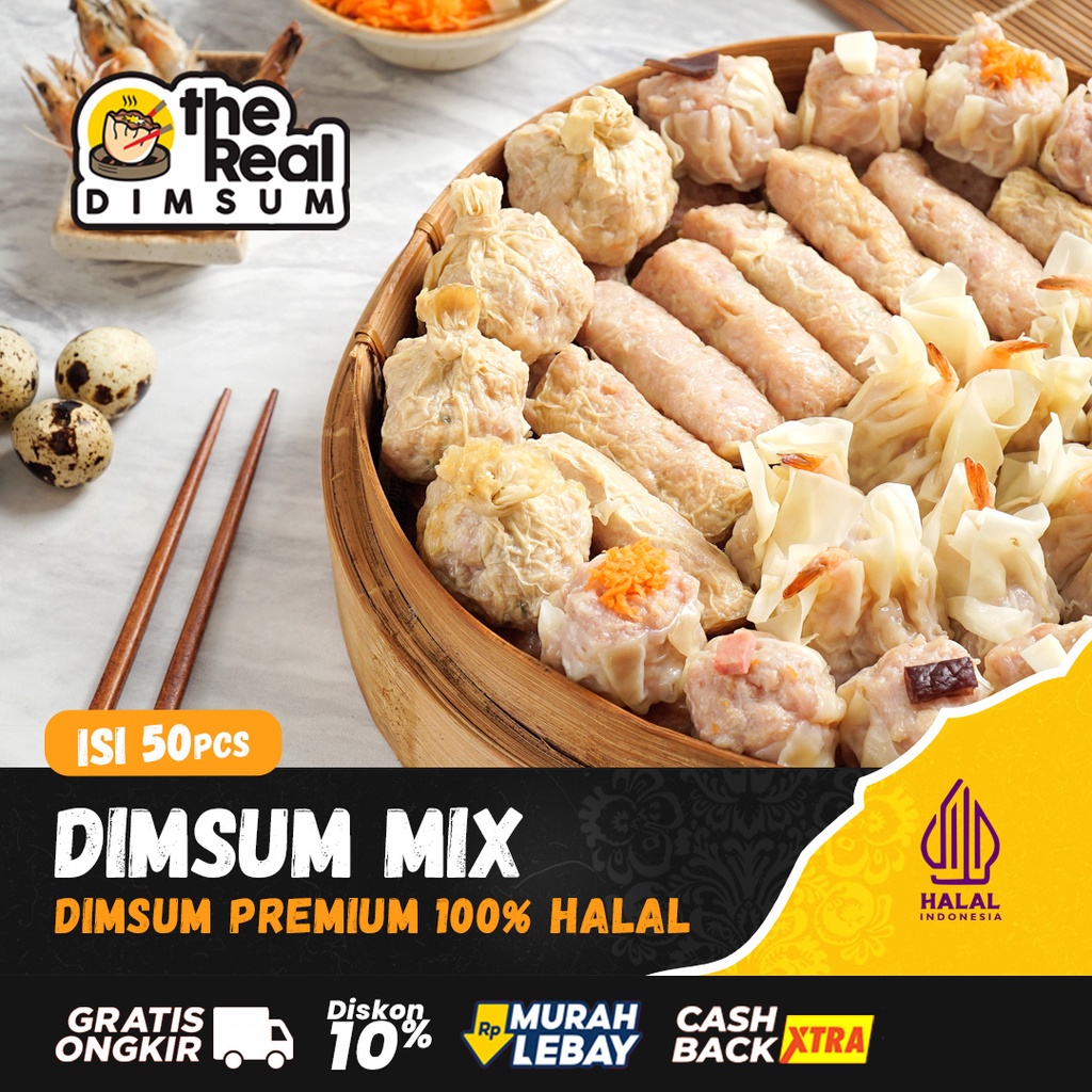 

Dimsum Campur Halal Isi 50
