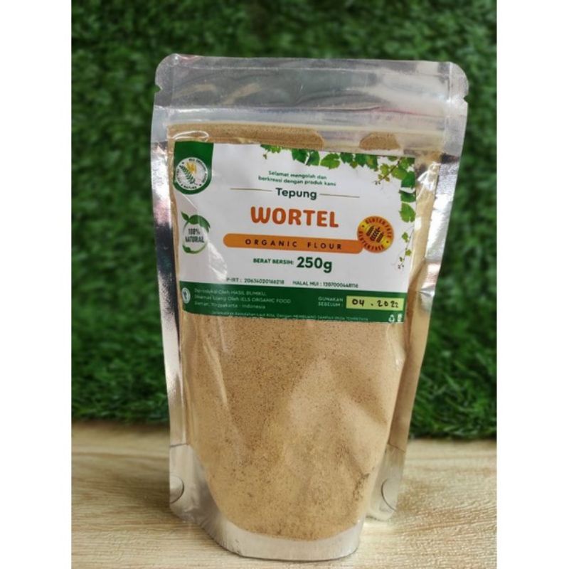 

Tepung wortel 250gr