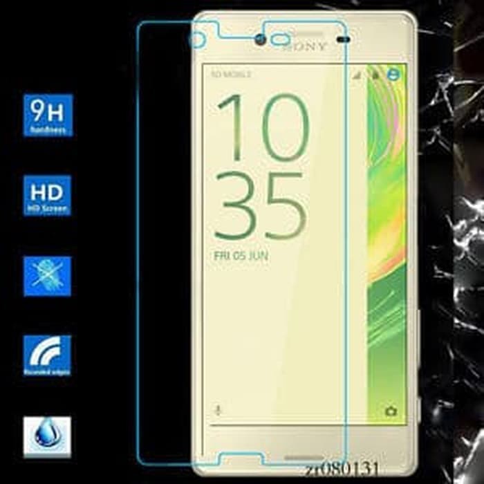 Tempered Glass Sony Xperia X Performance /Anti gores Kaca dariAksesoris Serba Hp,.
