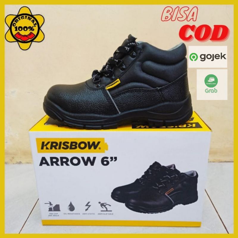 Sepatu Safety Krisbow Arrow 6 Inch Sepatu Kerja