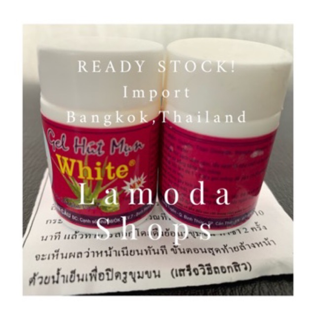 Hutmun Gel pengangkat komedo asli Bangkok Thailand gratis kertas aplikator herbal alami