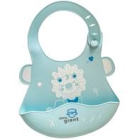 Little Giant Mo-A Soft Silicone Bib Celemek Bayi Silikon