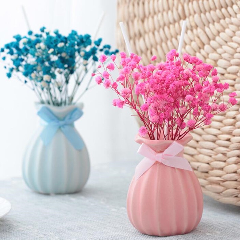 Vas BungaTempat Reed Diffuser Parfum Dekorasi Meja Vase Kecil Pengharum Ruangan Reed Diffuser Essential Oil Vas