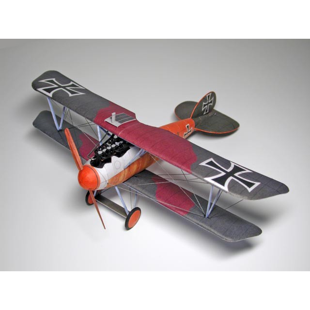 DIY Model Kertas Perang Dunia I pesawat tempur Jerman Albatros D.V