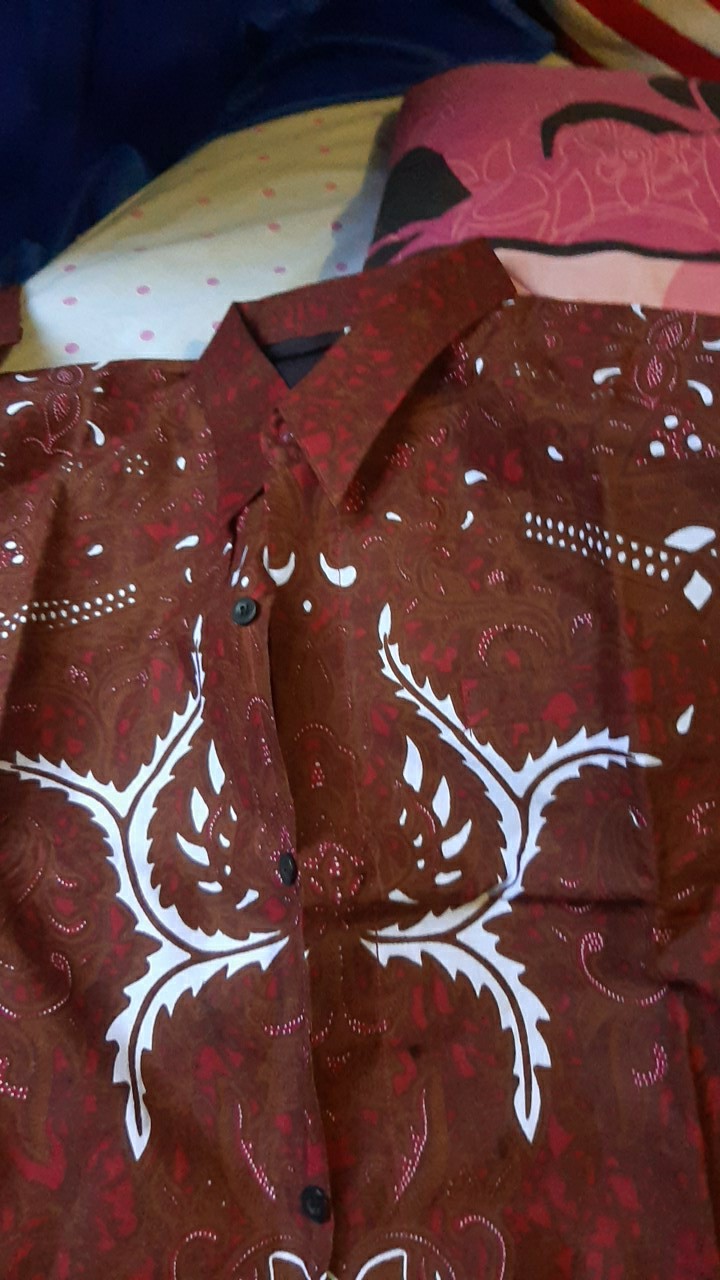 [full Furing] Kemeja Batik Pria Lengan Panjang Akhara Bahan Katun Sragenan Asli Solo By Kanaya