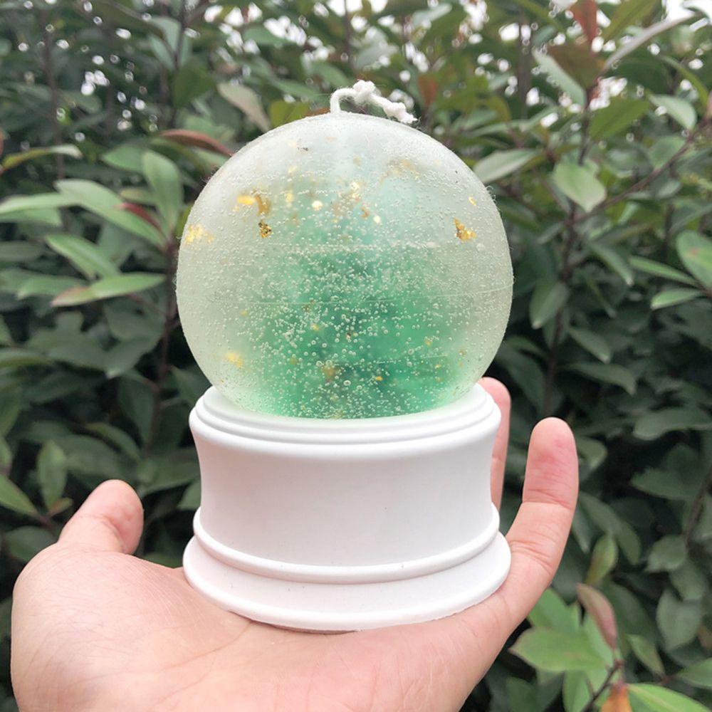 Solighter Round Ball Candle Cetakan Lilin Lilin Handmade Aromaterapi Perlengkapan Membuat Lilin Kerajinan Tangan Untuk Resin Epoxy