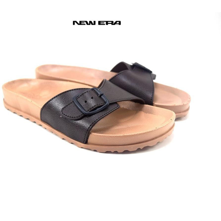 BB NEW ERA LB 12015 B Sandal Karet Wanita Slop